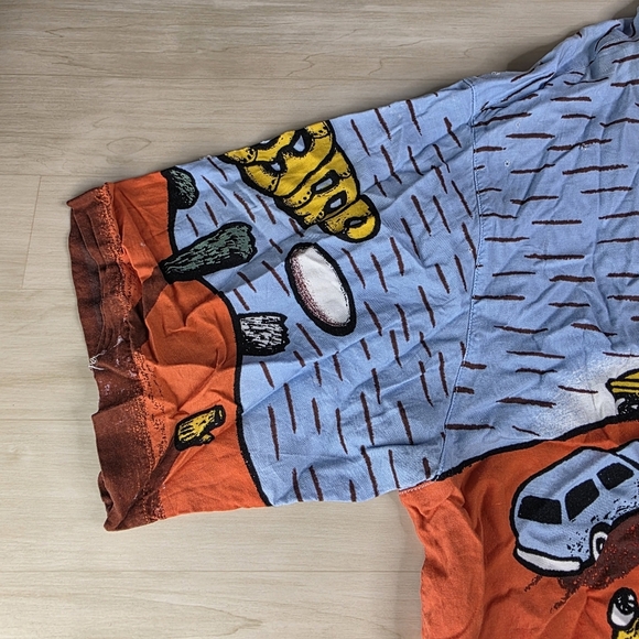 '96 Vintage Mambo Loud Shirt "The Lost Weekend" Hawaiian Shirt Men's 3XL Rare - Picture 8 of 10